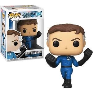 Funko Pop! Marvel Fantastic Four - Mister Fantastic - #557 NIB - Dented Box